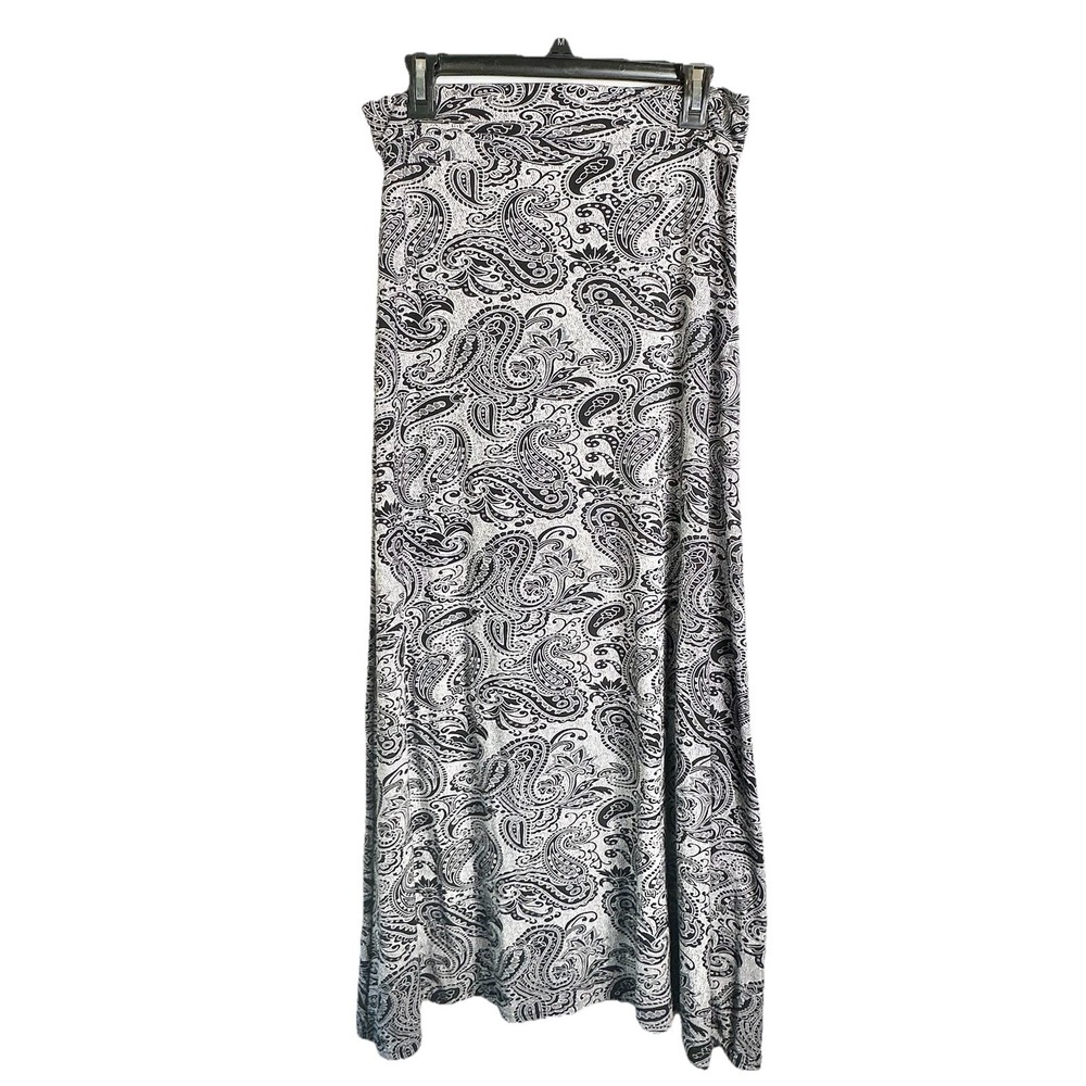 Vtg  Arianna by Howard's Womens Sz S/M Paisley Maxi Skirt Boho Stretch EXCELLENT